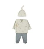 Primera puesta con gorrito lillymom pears blue