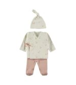 Primera puesta con gorrito lillymom pears pink