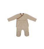 Camiseta y polaina orgánica Toffee North Baby