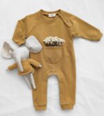 Mono Orgánico Overall Curry North Baby - Imagen 2