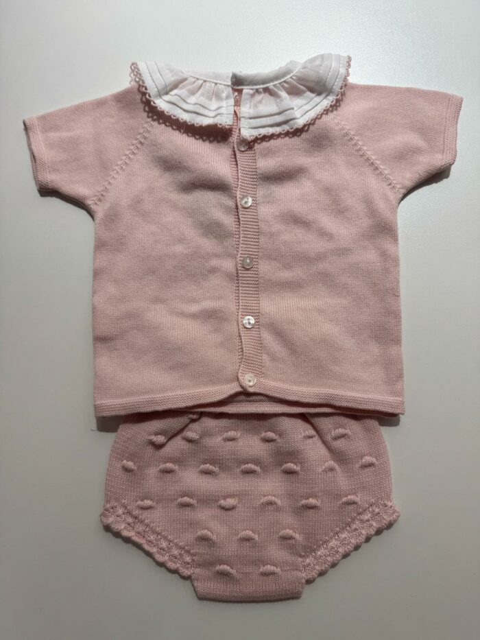 Conjunto baby rosa empolvado - Imagen 2