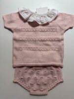 Conjunto baby rosa empolvado
