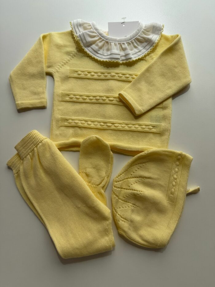 Conjunto baby completo amarillo - Imagen 2
