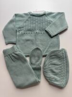 Conjunto Bebé tres piezas verde