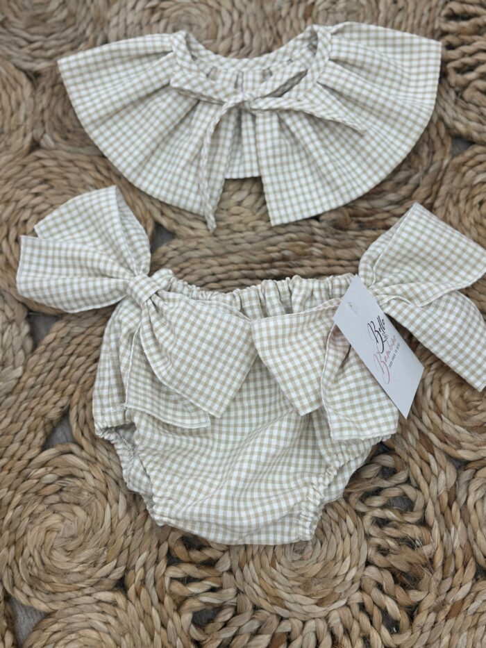 Conjunto unisex vichy arena - Imagen 2