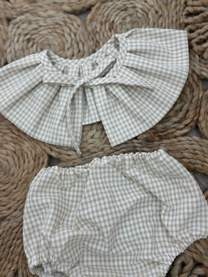 Conjunto unisex vichy arena - Imagen 3